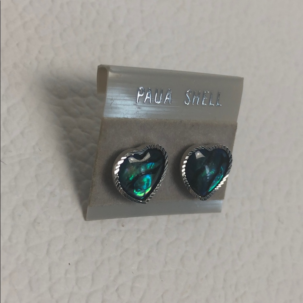 Paua Shell Earrings - image 2